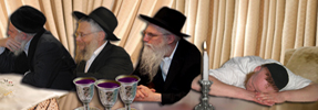 At the Rebbe's Seder Table